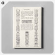 アートパネル-Renaissance Ornament, From The Grammar of Ornament
 - 装飾の文法 Canvas.