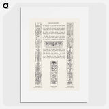 アートポスター-Renaissance Ornament, From The Grammar of Ornament
 - 装飾の文法 Poster.