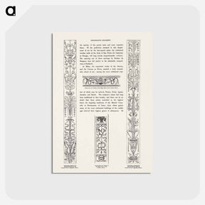 アートポストカード-Renaissance Ornament, From The Grammar of Ornament
 - 装飾の文法 Postcard.