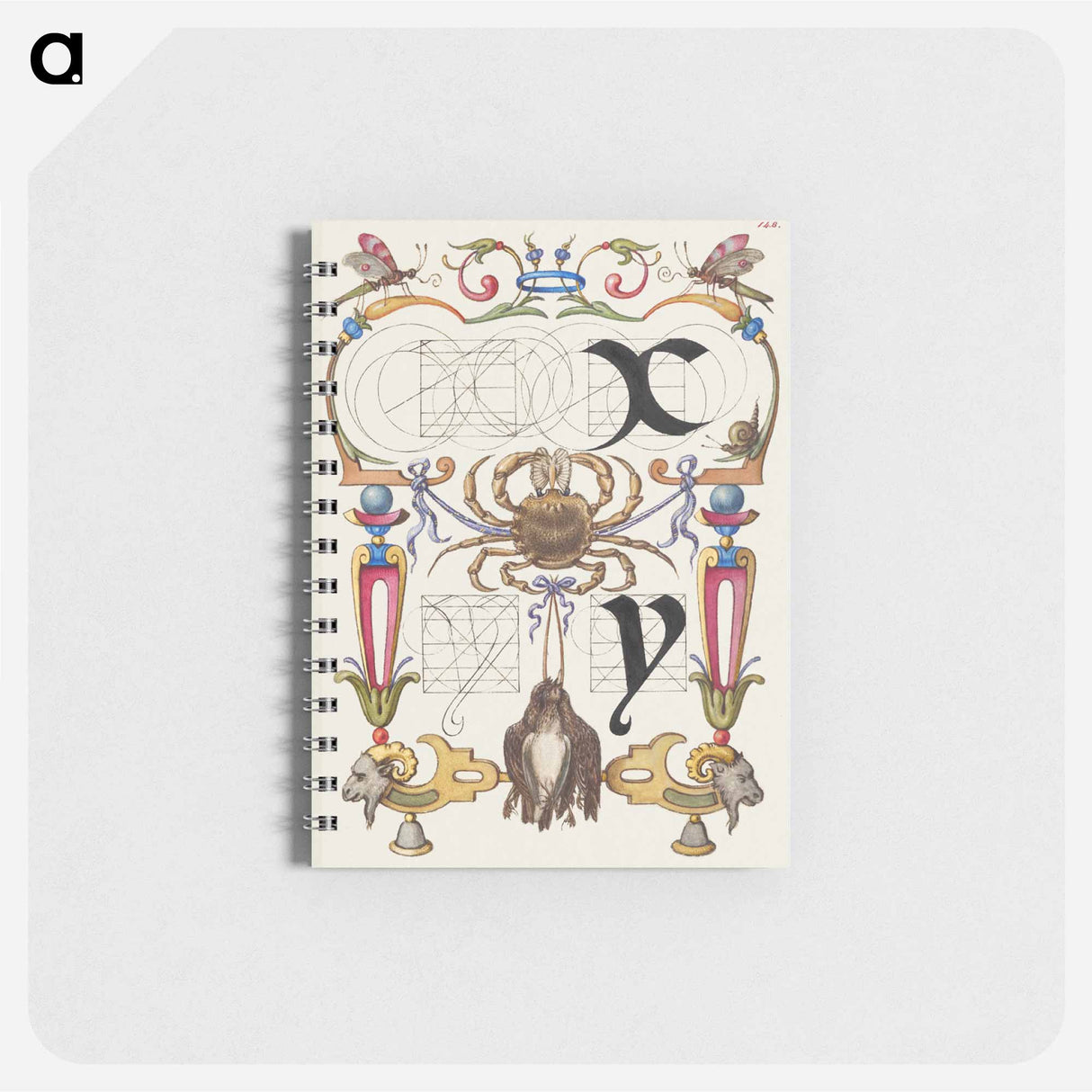 アートメモ帳-Guide for Constructing the Letters x and y from Mira Calligraphiae Monumenta or The Model Book of Calligraphy
 - 書道のお手本 Memo.