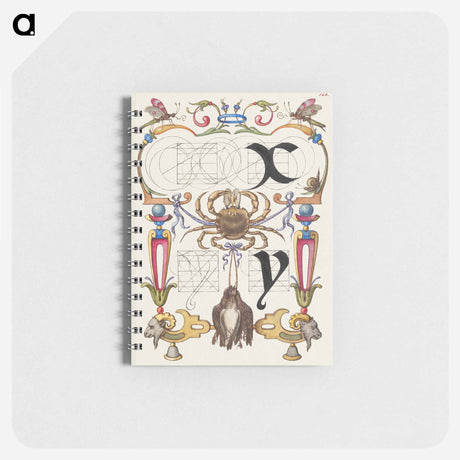 アートメモ帳-Guide for Constructing the Letters x and y from Mira Calligraphiae Monumenta or The Model Book of Calligraphy
 - 書道のお手本 Memo.