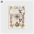アートポストカード-Guide for Constructing the Letters x and y from Mira Calligraphiae Monumenta or The Model Book of Calligraphy
 - 書道のお手本 Postcard.