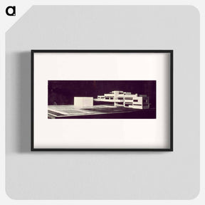 アートポスター-Model of mansion - テオ ファン ドゥースブルフ Poster.