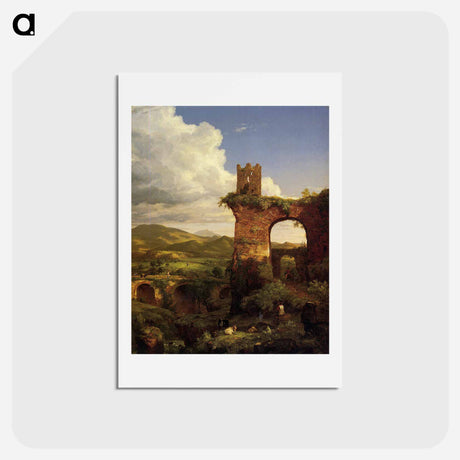 アートポストカード-Arch of Nero - トーマス コール Postcard.