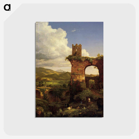 アートポストカード-Arch of Nero - トーマス コール Postcard.