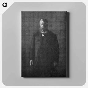 アートパネル-Portrait of George F. Barker - トーマス エイキンズ Canvas.