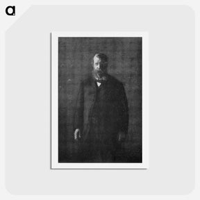 アートポストカード-Portrait of George F. Barker - トーマス エイキンズ Postcard.