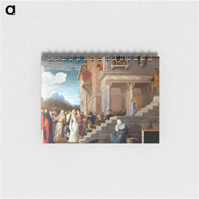 アートメモ帳-Presentation of the Virgin at the Temple - ティツィアーノ ヴェチェッリオ Memo.