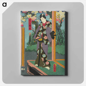 アートパネル-Actor Bando Hikosaburo in the Play Sugawara Denju Tenarai-Kagami
 - 歌川 国貞 Canvas.