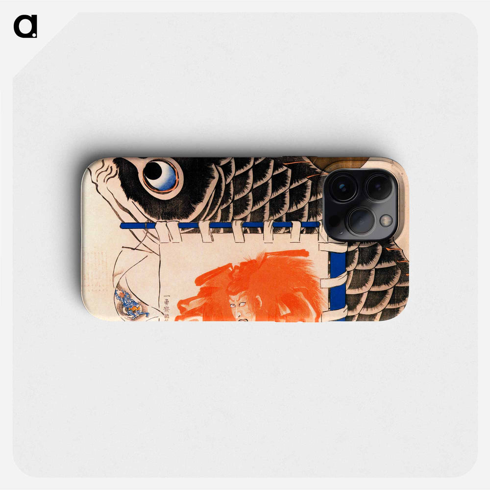 Banners for the boys festival - 歌川 国芳 Phone Case.
