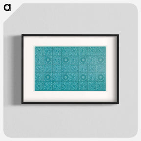 アートポスター-William Morris's Diaper pattern - ウィリアム モリス Poster.