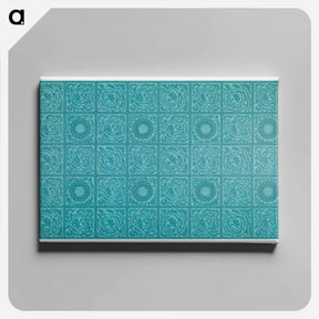 アートパネル-William Morris's Diaper pattern - ウィリアム モリス Canvas.