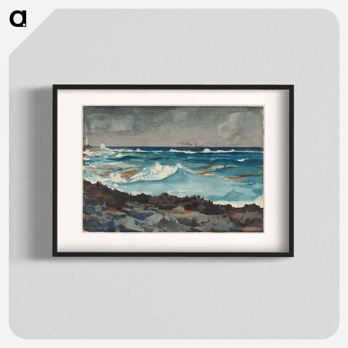 Shore and Surf, Nassau - Winslow Homer Poster.