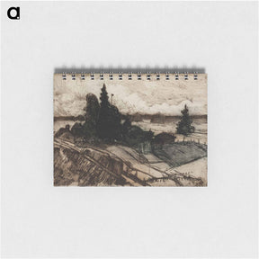 アートメモ帳-Summer landscape from uusimaa province - アルバート エーデルフェルト Memo.
