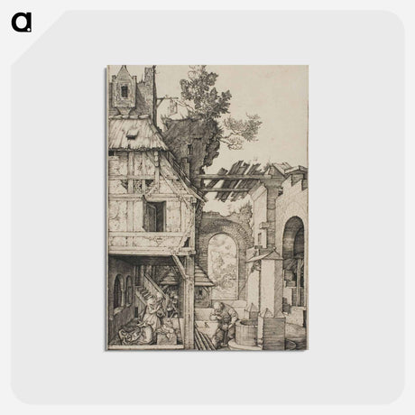 アートポストカード-Nativity - アルブレヒト デューラー Postcard.