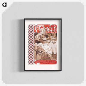 アートポスター-Maggie - アルフォンス ミュシャ Poster.