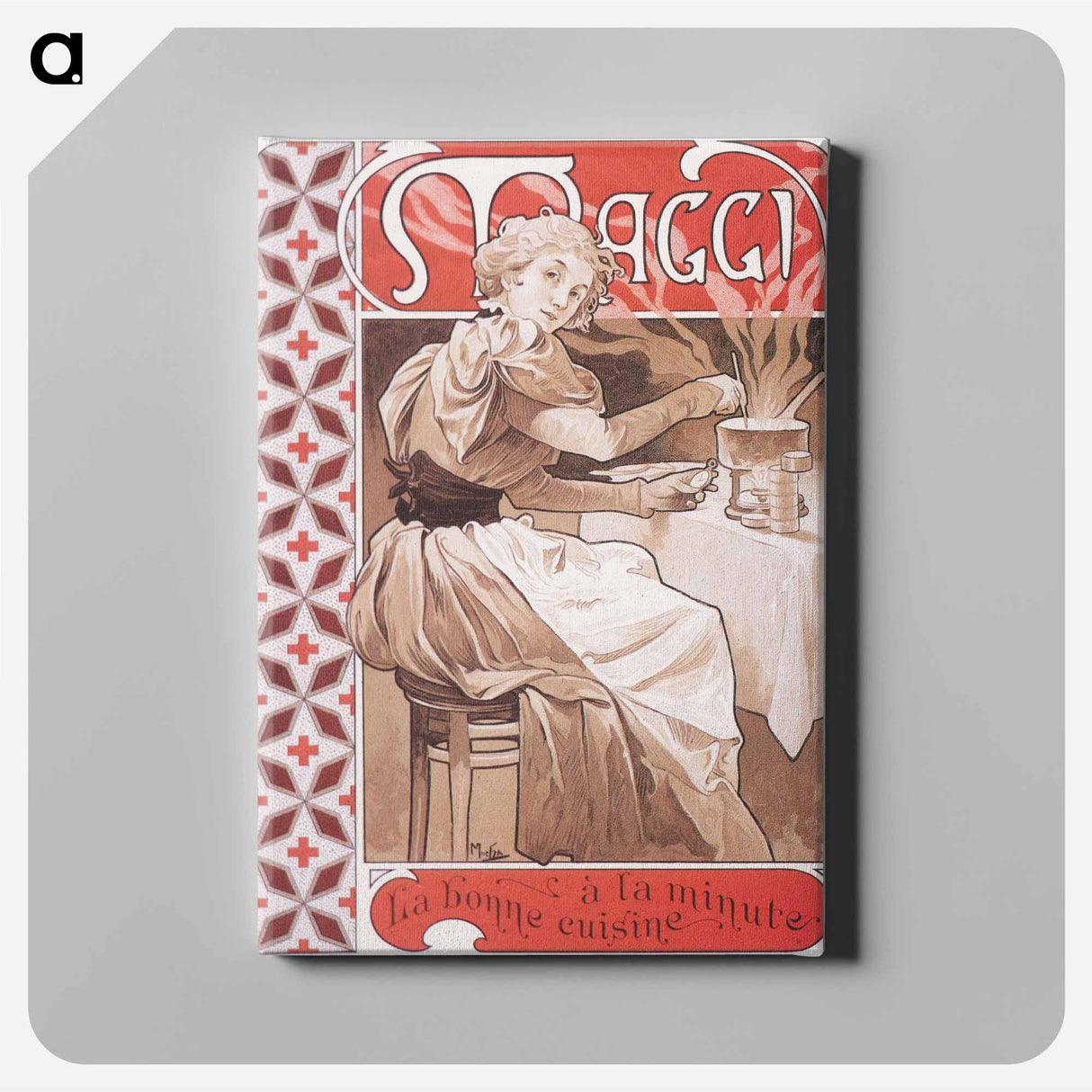 Maggie - Alphonse Mucha Canvas.
