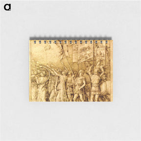 アートメモ帳-Trumpeters, carrying flags and banners - アンドレア マンテーニャ Memo.