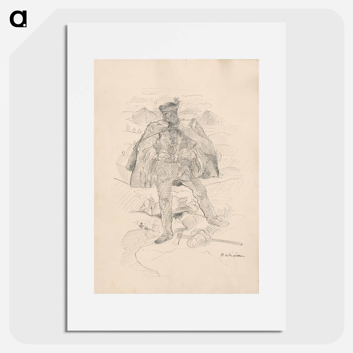 Figural motif - アーノルド ピーター ワイズ クビンチャン Poster.