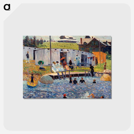 アートポストカード-The Bathing Hour, Chester, Nova Scotia
 - バーンズ・コレクション Postcard.