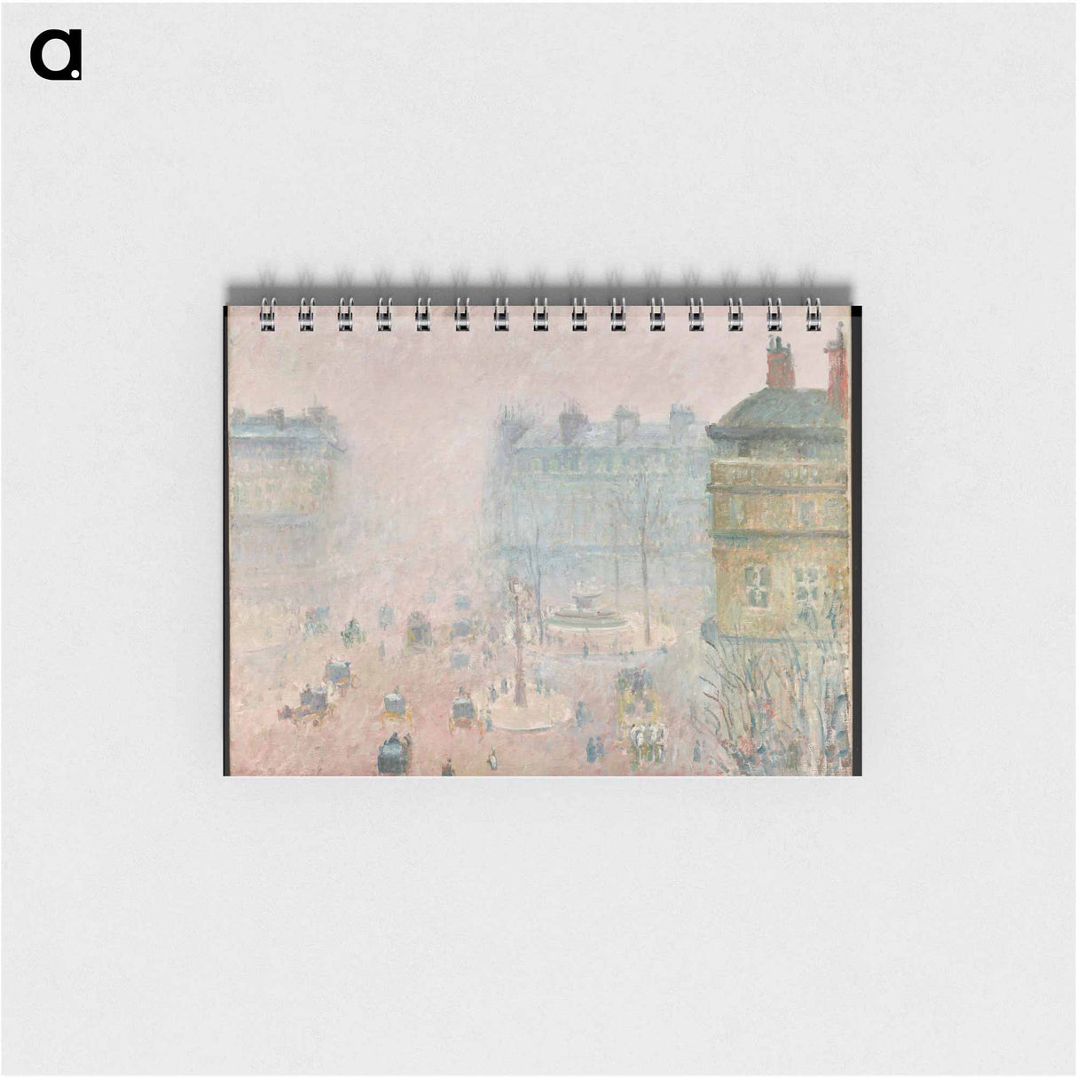 Place du Theatre Francais: Fog Effect - カミーユ ピサロ Memo.