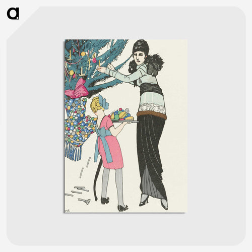 クリスマスのイラスト - クリスマス Postcard.