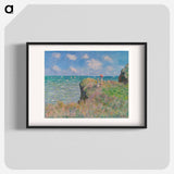 Cliff Walk at Pourville - Claude Monet Poster.