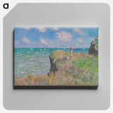 Cliff Walk at Pourville - Claude Monet Canvas.