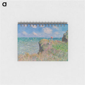 アートメモ帳-Cliff Walk at Pourville - クロード モネ Memo.
