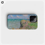 Cliff Walk at Pourville - Claude Monet Phone Case.