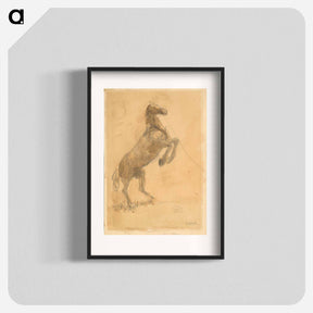 アートポスター-Rearing Horse
 - シプリアン マジェルニク Poster.