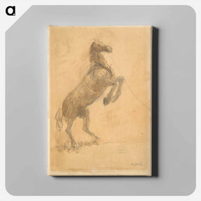 アートパネル-Rearing Horse
 - シプリアン マジェルニク Canvas.