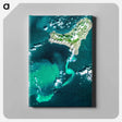 アートパネル-Underwater Volcanic Eruption, Canary Islands
 - 上空からの地球 Canvas.