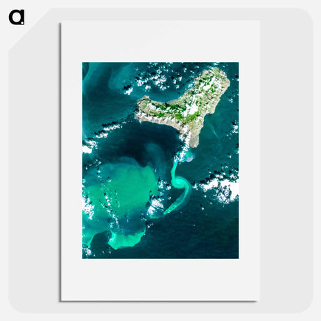 アートポスター-Underwater Volcanic Eruption, Canary Islands
 - 上空からの地球 Poster.