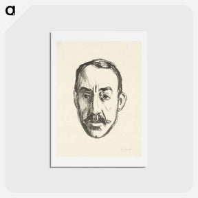 アートポストカード-Henry van de Velde - エドヴァルド ムンク Postcard.