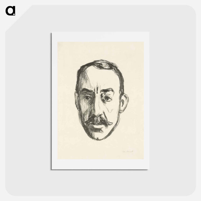 アートポストカード-Henry van de Velde - エドヴァルド ムンク Postcard.