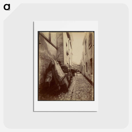 アートポストカード-Un coin de la Cité Doré, boulevard de la Gare
 - ウジェーヌ アジェ Postcard.