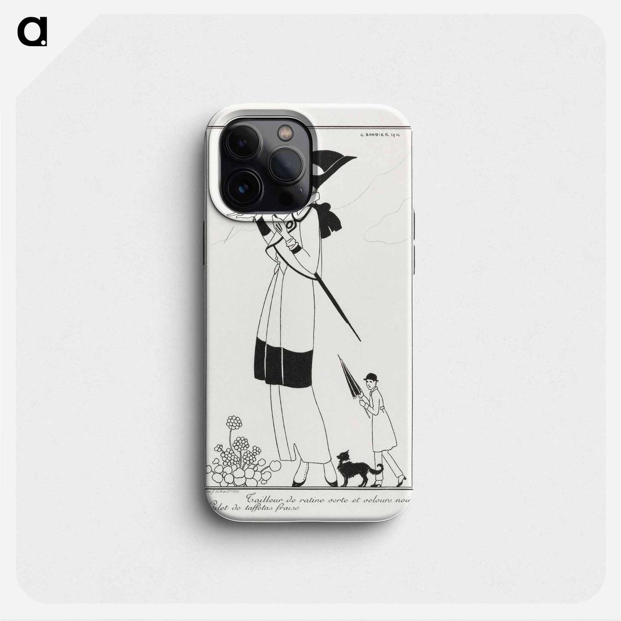 Costumes Parisiens - Georges Barbier Phone Case.