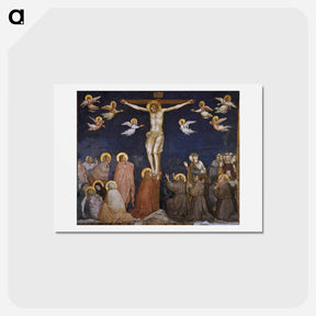 アートポストカード-The Crucifixion - ジョット ディ ボンドーネ Postcard.