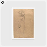 アートポストカード-Female nude - グスタフ クリムト Postcard.