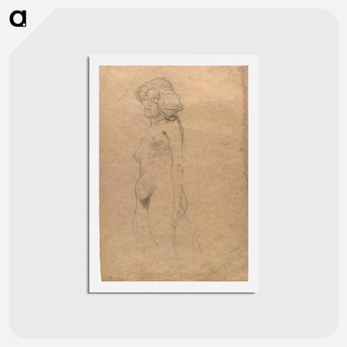 Female nude - グスタフ クリムト Postcard.