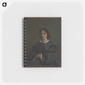 アートメモ帳-Woman with gloves - ギュスターヴ クールベ Memo.