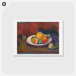 アートポストカード-Assiette De Fruits (Fruit Dish) - アンリ マティス Postcard.
