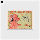 アートポストカード-Le Photographe Sescau - アンリ ド トゥールーズ ロートレック Postcard.