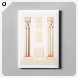 アートパネル-Pillar of Thutmose III of Karnac
 - エジプト美術史 Canvas.