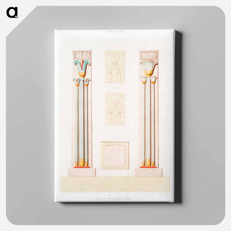 アートパネル-Pillar of Thutmose III of Karnac
 - エジプト美術史 Canvas.