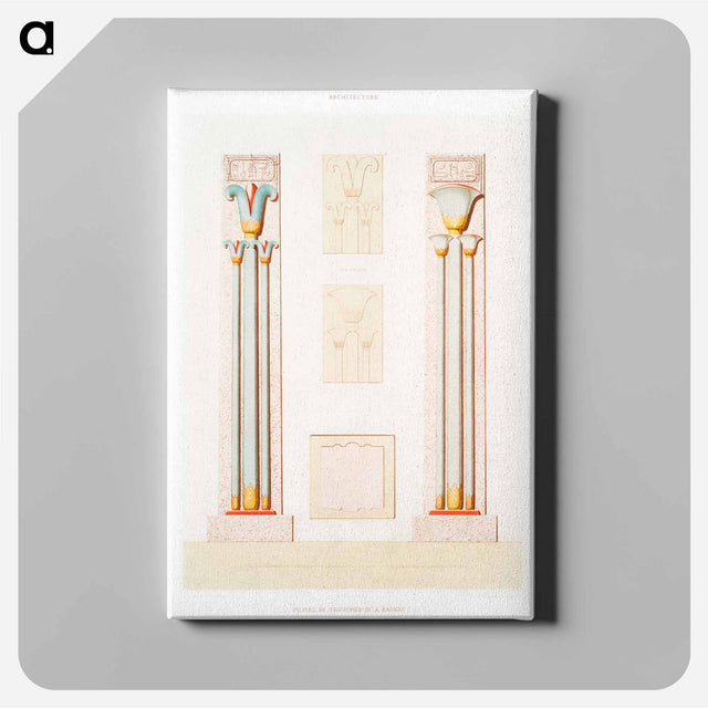 アートパネル-Pillar of Thutmose III of Karnac
 - エジプト美術史 Canvas.