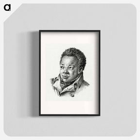 アートポスター-Portrait of a black man - ジャン ベルナール Poster.