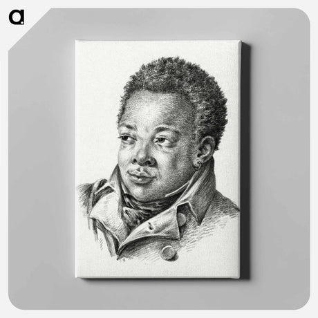 アートパネル-Portrait of a black man - ジャン ベルナール Canvas.
