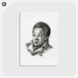 アートポストカード-Portrait of a black man - ジャン ベルナール Postcard.
